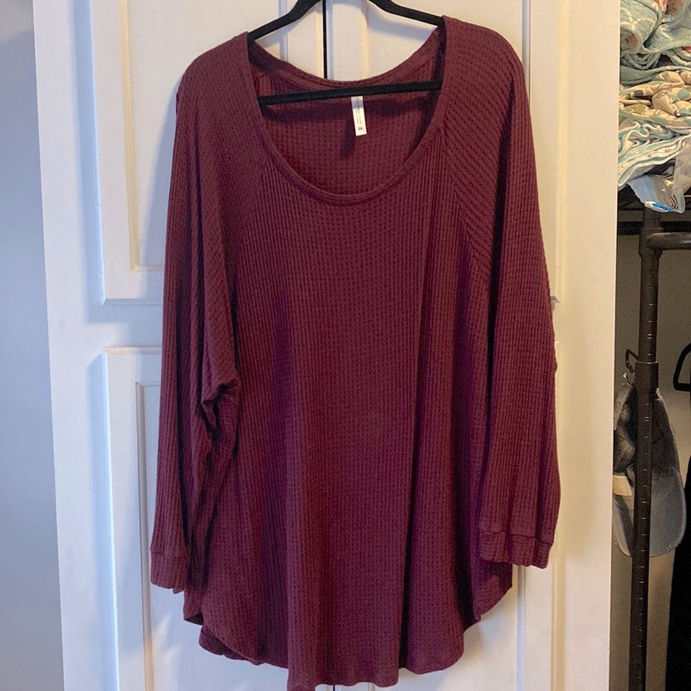 Chic soul maroon sweater